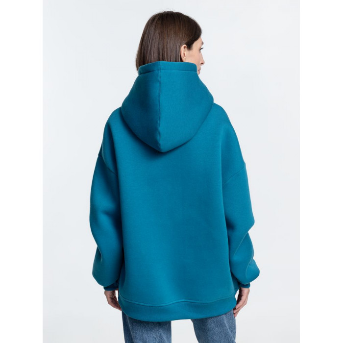 Худи Kulonga Oversize, бирюзовое, размер 3XL/4XL