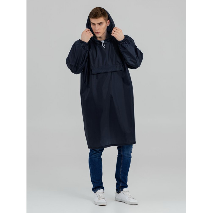Дождевик-анорак Alatau, темно-синий, единый размер