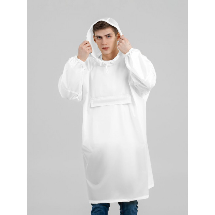Дождевик-анорак Alatau, белый, единый размер