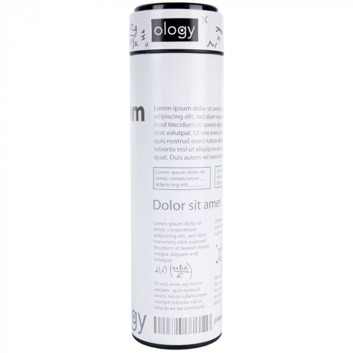 Смарт-бутылка с заменяемой батарейкой Long Therm, белая