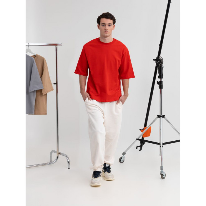 Футболка оверсайз унисекс Kosmos 2.0, красная, размер XL/XXL