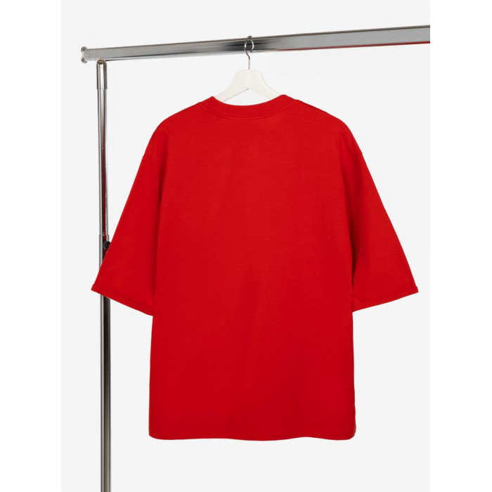 Футболка оверсайз унисекс Kosmos 2.0, красная, размер XL/XXL