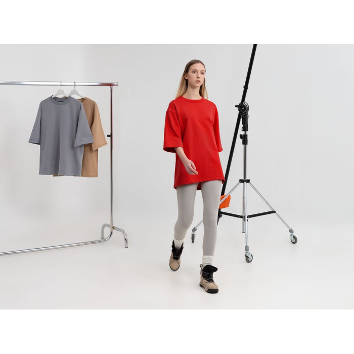 Футболка оверсайз унисекс Kosmos 2.0, красная, размер XL/XXL