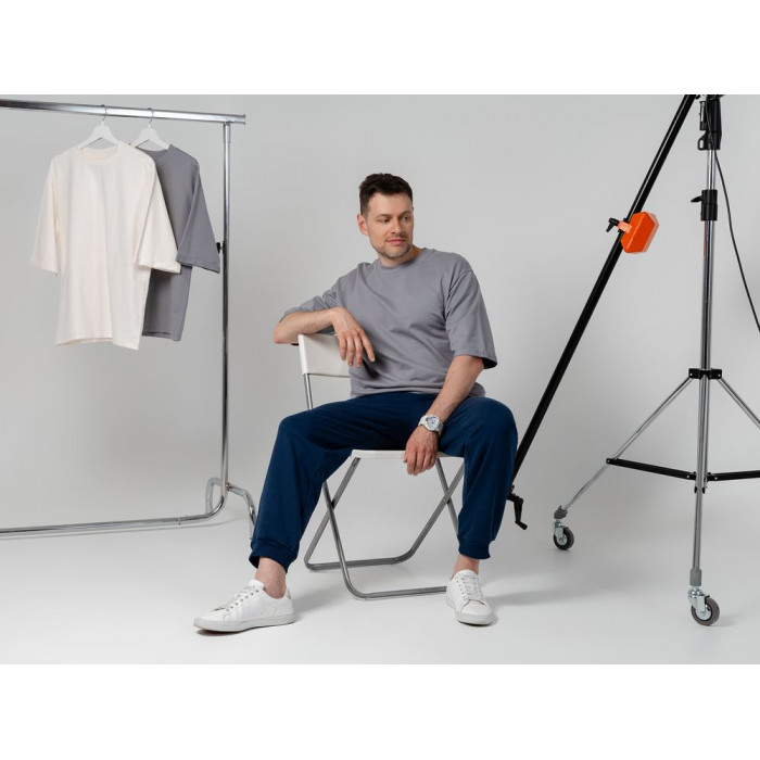 Футболка оверсайз унисекс Kosmos 2.0, кремовая, размер XL/ XXL