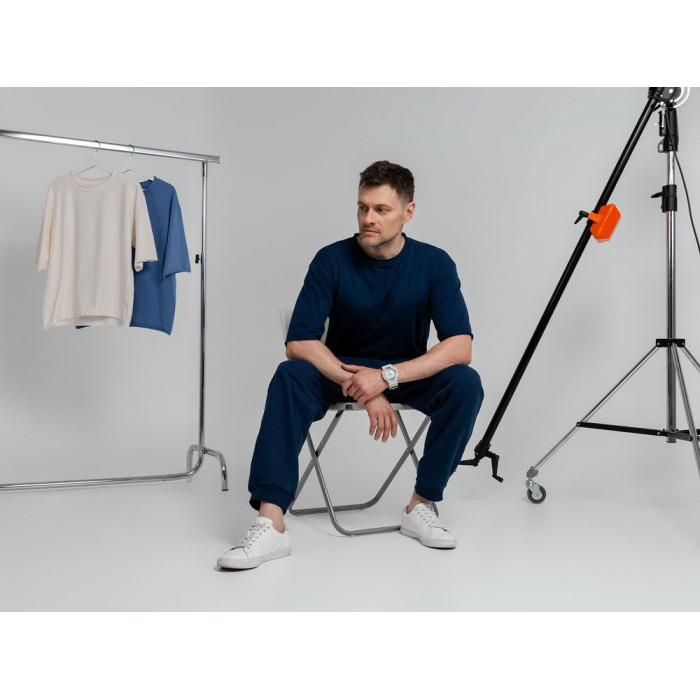 Футболка оверсайз Vozduh 2.0, темно-синяя, размер XL/ XXL