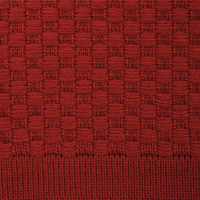 Плед Sheerness, коричневый (терракота)