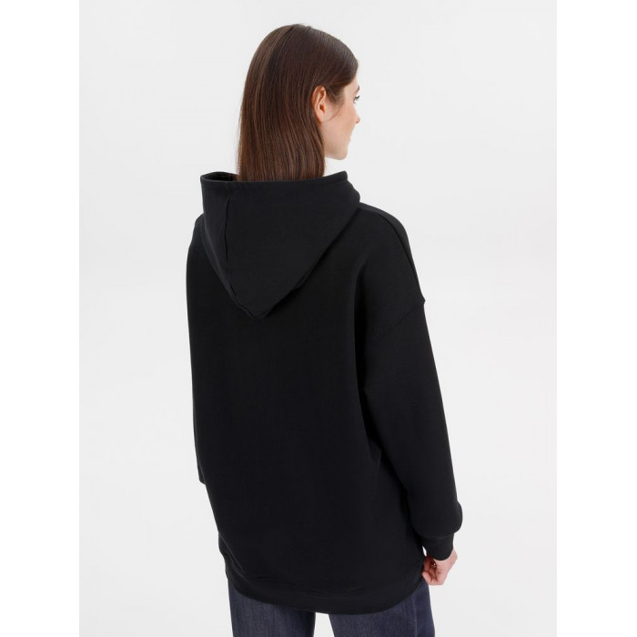 Худи оверсайз унисекс Outshine, черное, размер XL/2XL