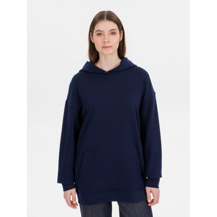 Худи оверсайз унисекс Outshine, темно-синее, размер XL/2XL