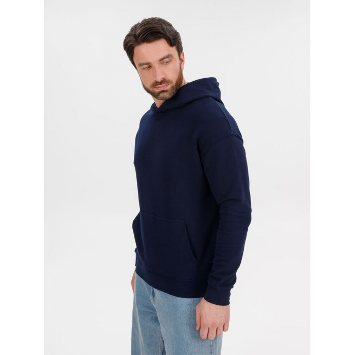 Худи оверсайз унисекс Outshine, темно-синее, размер XL/2XL