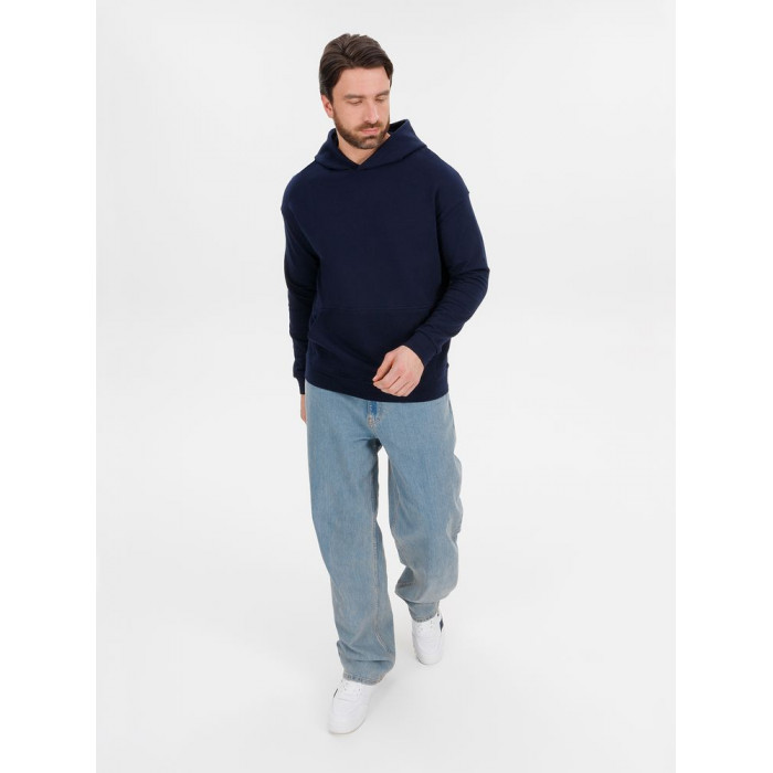 Худи оверсайз унисекс Outshine, темно-синее, размер XL/2XL
