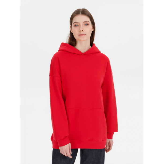 Худи оверсайз унисекс Outshine, красное, размер XL/2XL