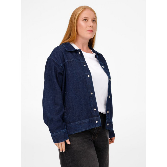 Куртка джинсовая O1, темно-синяя, размер M/L