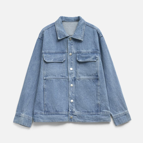 Куртка джинсовая O2, голубая, размер XS/S