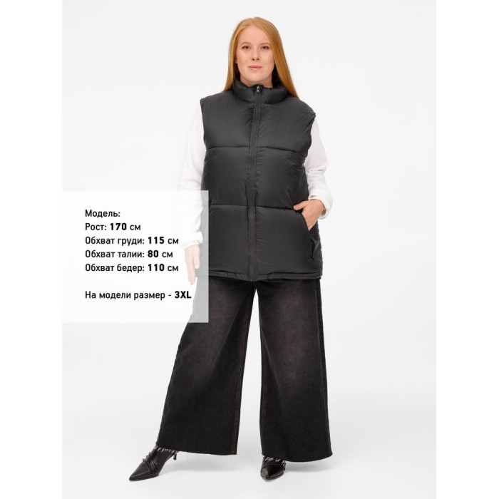 Жилет двусторонний V2, черный, размер XS/S