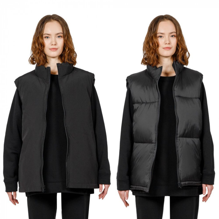 Жилет двусторонний V2, черный, размер XS/S