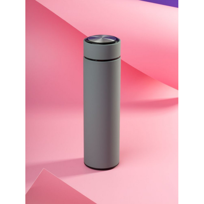 Термос с ситечком Percola, серый