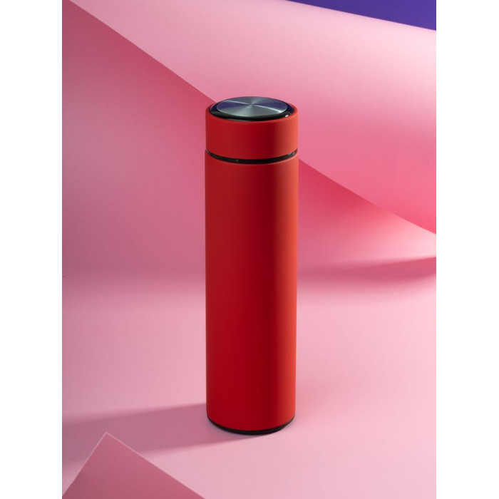 Термос с ситечком Percola, красный