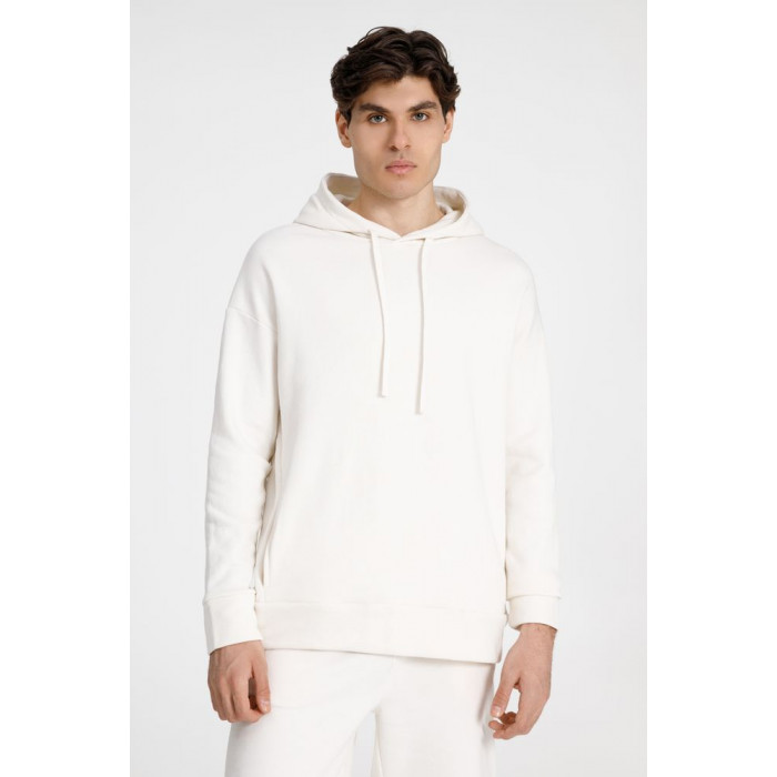 Худи унисекс H2, молочно-белое, размер XL/XXL