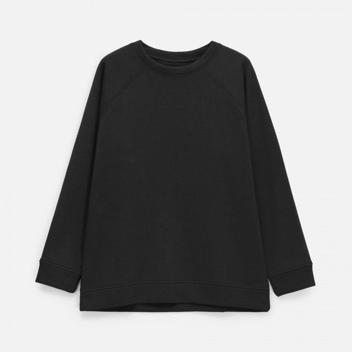 Свитшот унисекс S1, черный, размер XS/S