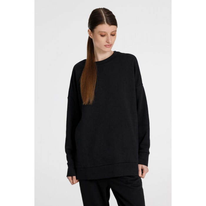 Свитшот унисекс S2, черный, размер XS/S