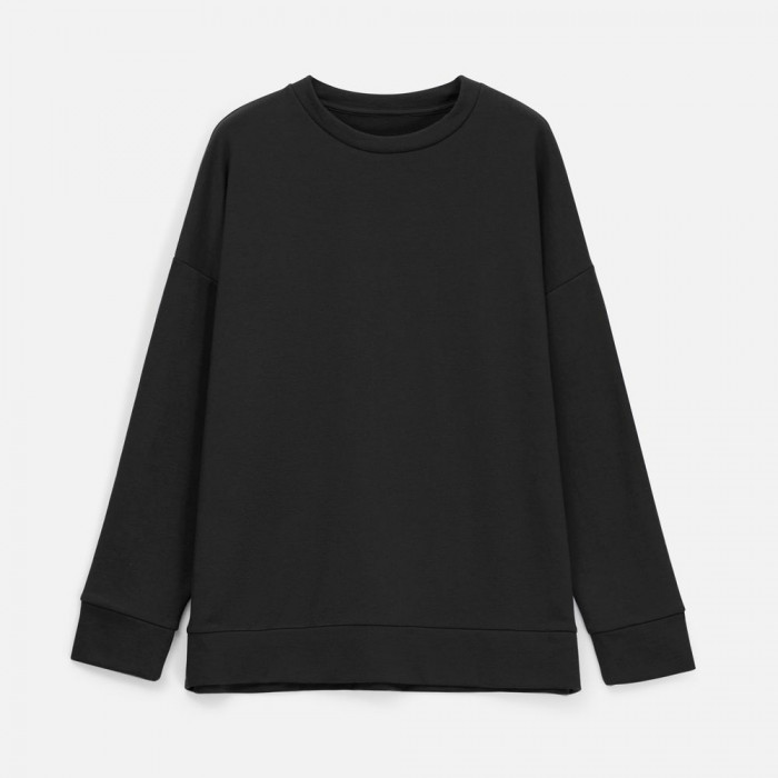 Свитшот унисекс S2, черный, размер XS/S