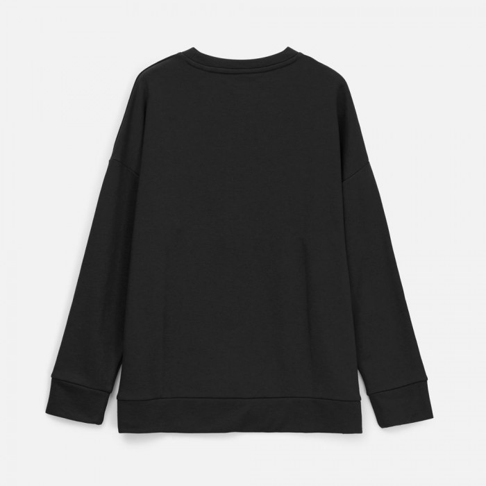 Свитшот унисекс S2, черный, размер XS/S