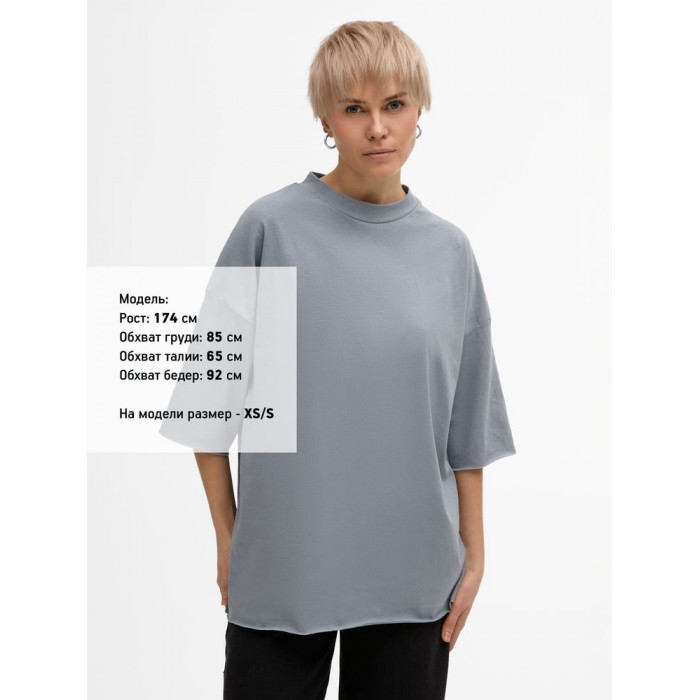 Футболка унисекс T1, серая, размер XL/XXL