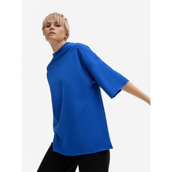 Футболка унисекс T1, синяя, размер XL/XXL