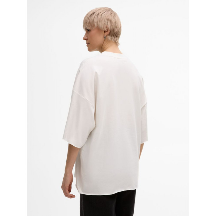 Футболка унисекс T1, молочно-белая, размер XL/XXL