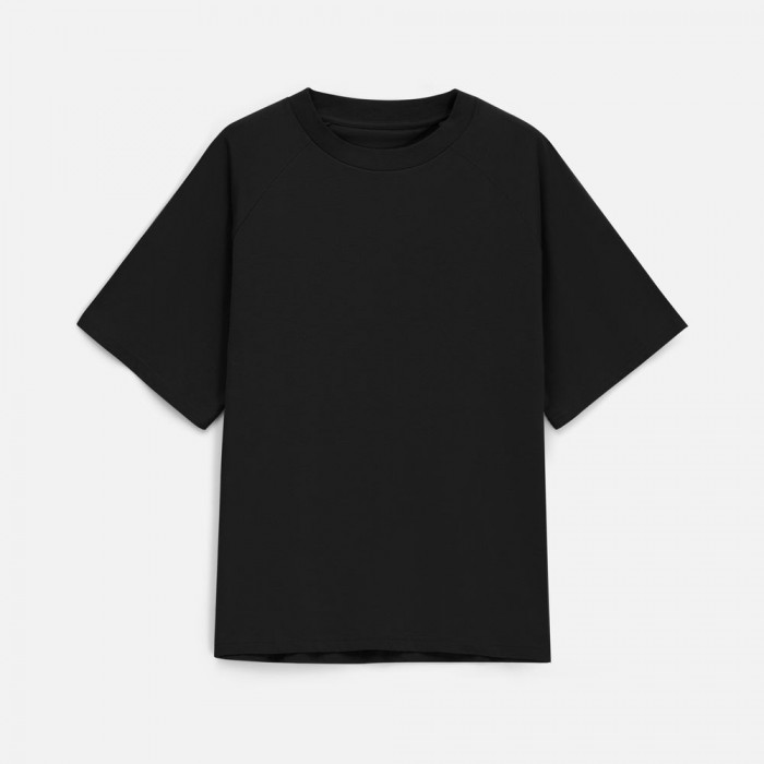 Футболка унисекс T2, черная, размер XS/S