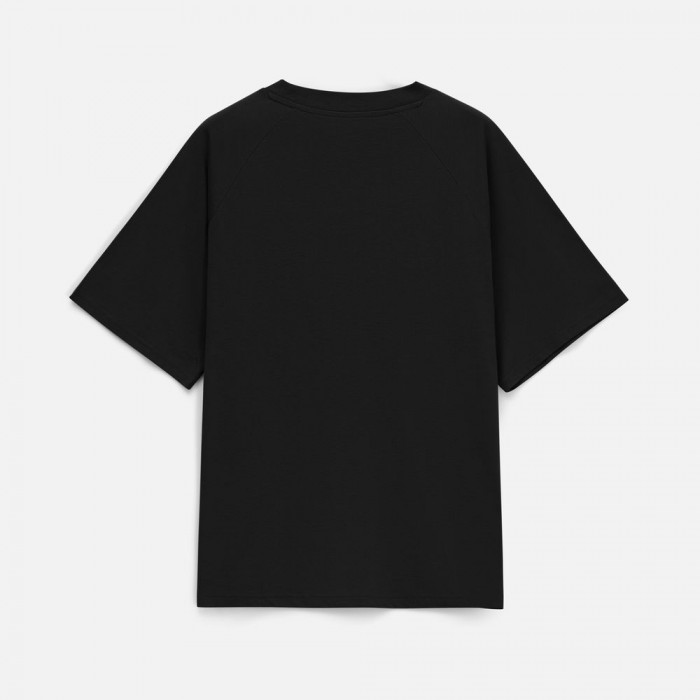 Футболка унисекс T2, черная, размер XS/S