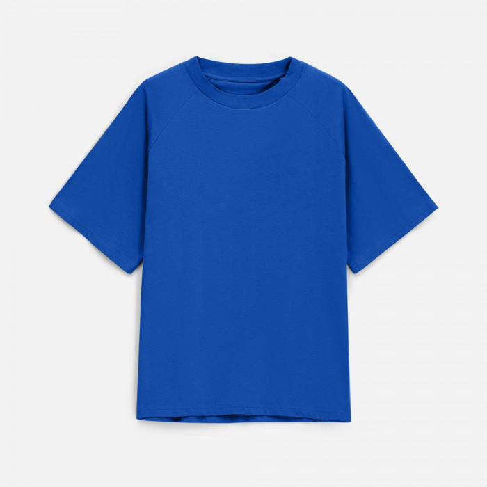 Футболка унисекс T2, синяя, размер XL/XXL