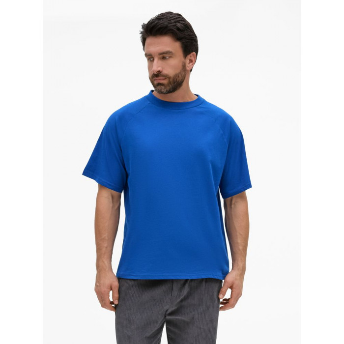 Футболка унисекс T2, синяя, размер XL/XXL
