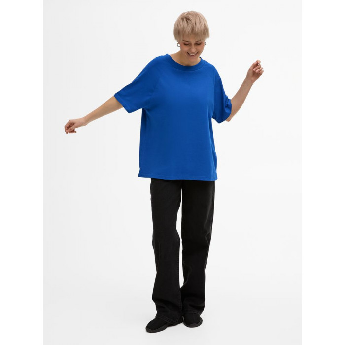 Футболка унисекс T2, синяя, размер XL/XXL