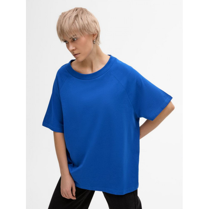 Футболка унисекс T2, синяя, размер XL/XXL