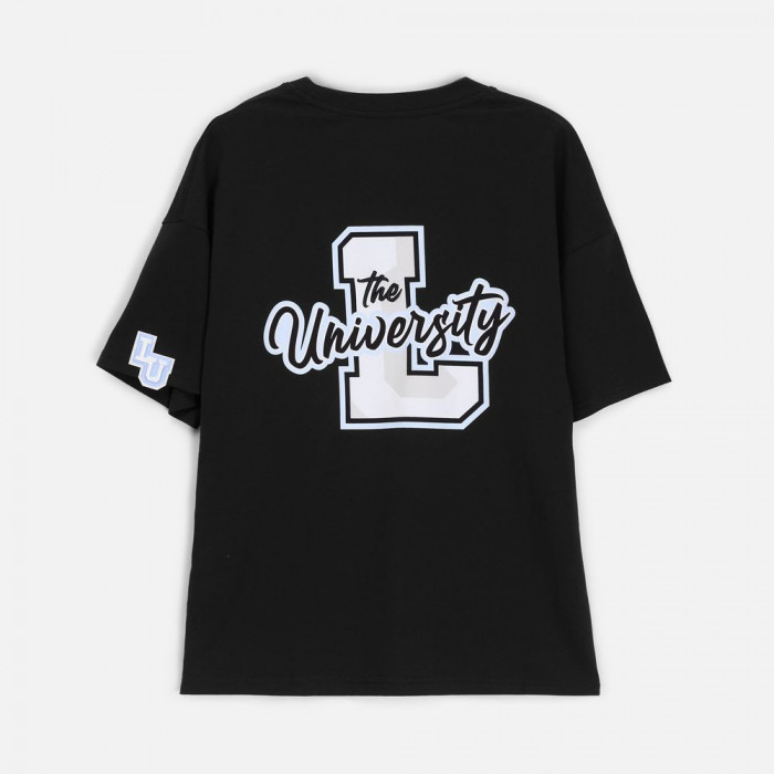 Футболка унисекс оверсайз T3, черная