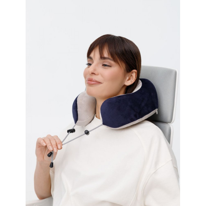 Дорожная подушка-массажер inRelax, синяя