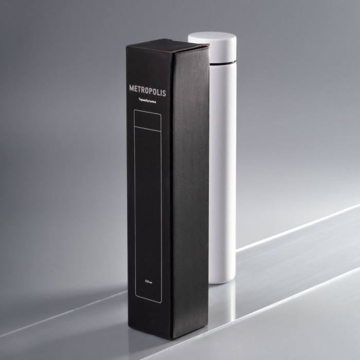 Термобутылка Metropolis, белая