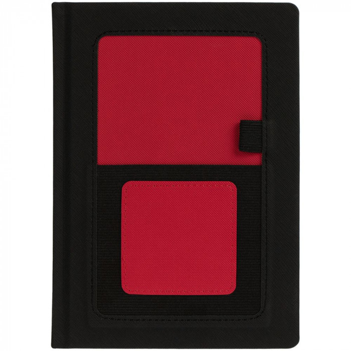 Ежедневник Mobile на заказ, недатированный, черно-красный