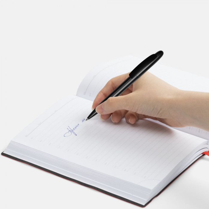 Ручка шариковая Moor Silver, черный металлик