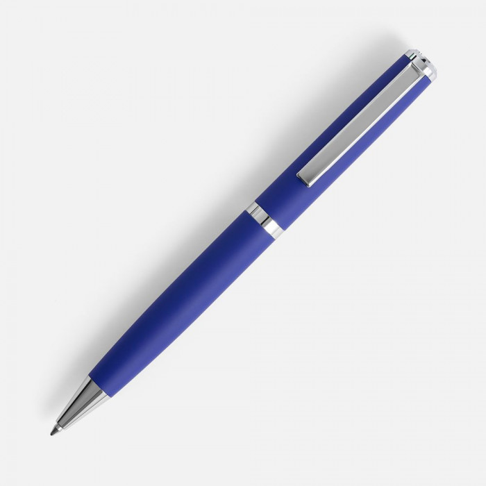 Ручка шариковая Inkish Chrome в футляре, синяя