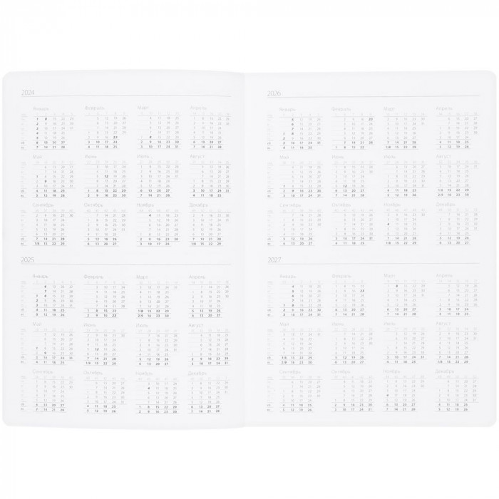 Ежедневник Vale, недатированный, бирюзовый