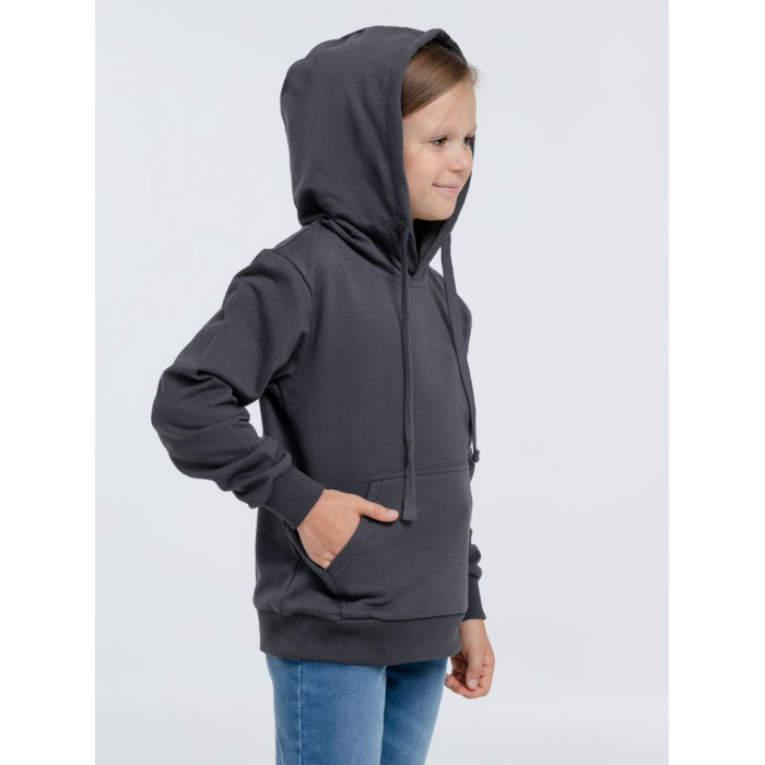 Худи детское Kirenga Kids 2.0, темно-серое (графит), 6 лет