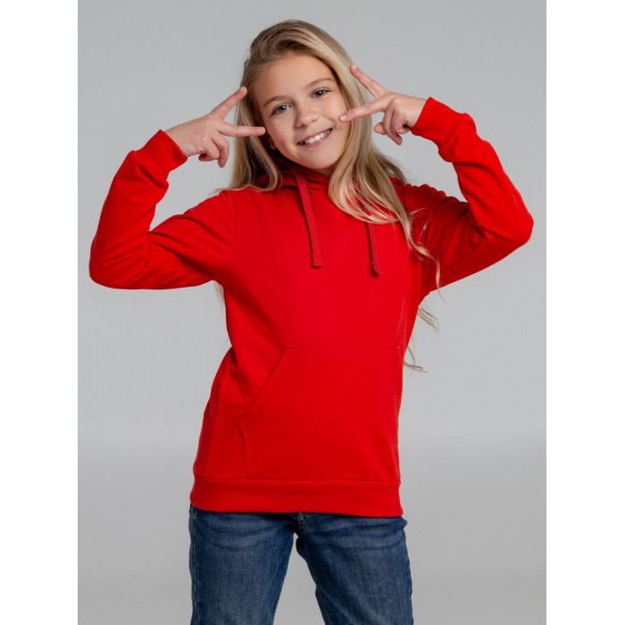 Худи детское Kirenga Kids 2.0, красное, 10 лет