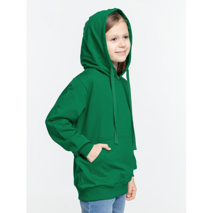 Худи детское Kirenga Kids 2.0, зеленое, 12 лет