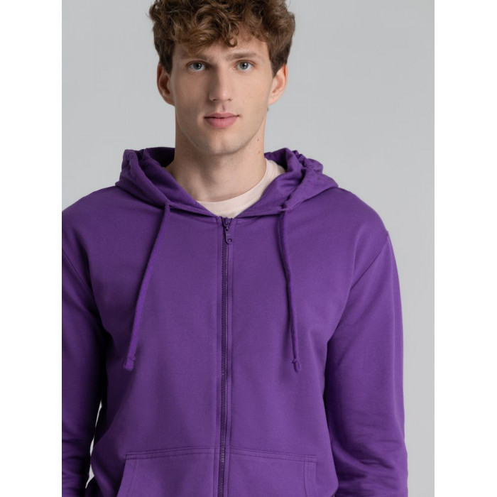 Толстовка на молнии с капюшоном Siverga 2.0, фиолетовая, размер 4XL