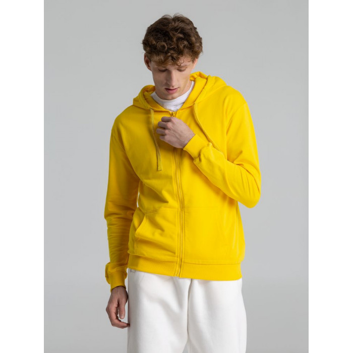 Толстовка на молнии с капюшоном Siverga 2.0, желтая, размер 4XL
