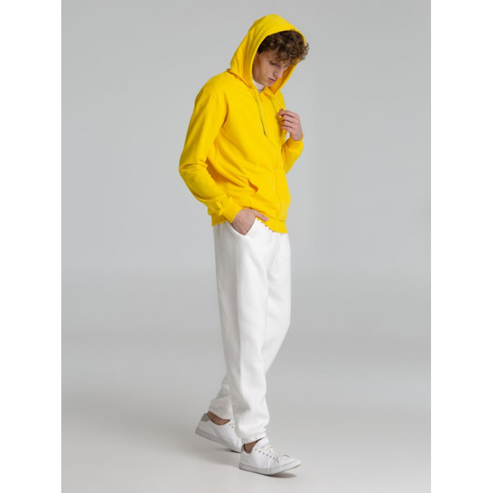 Толстовка на молнии с капюшоном Siverga 2.0, желтая, размер 4XL