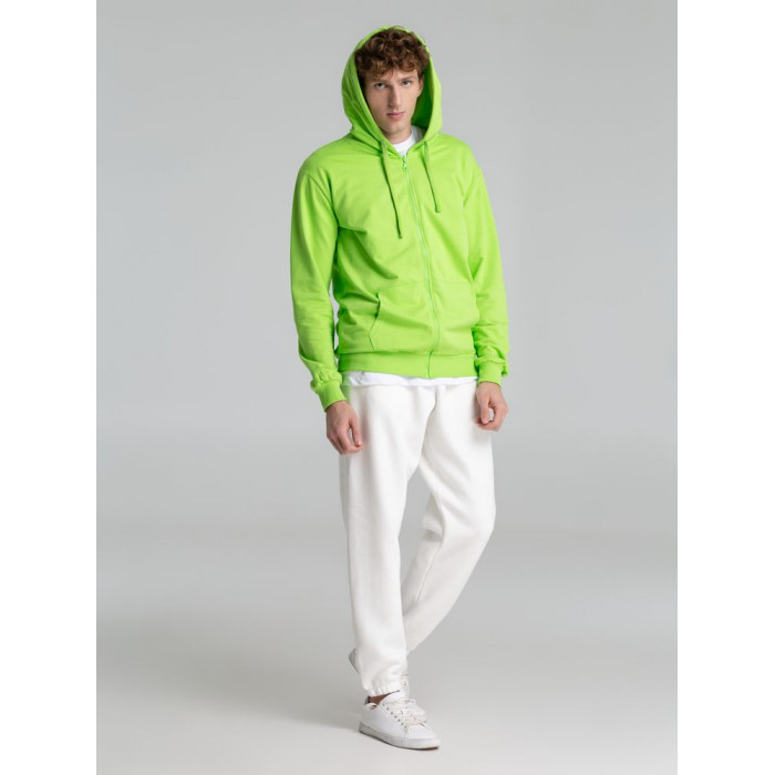 Толстовка на молнии с капюшоном Siverga 2.0, зеленое яблоко, размер 4XL