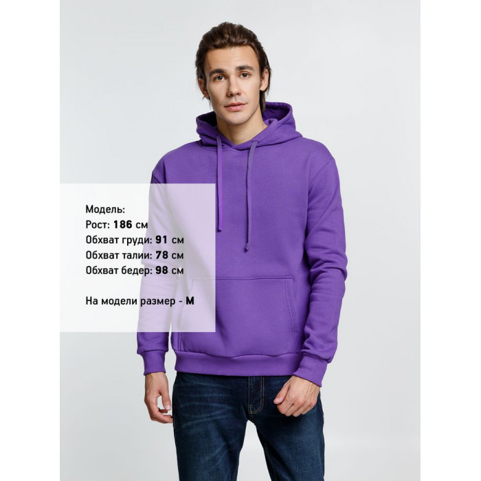 Худи Kirenga Heavy 2.0, фиолетовое, размер 4XL